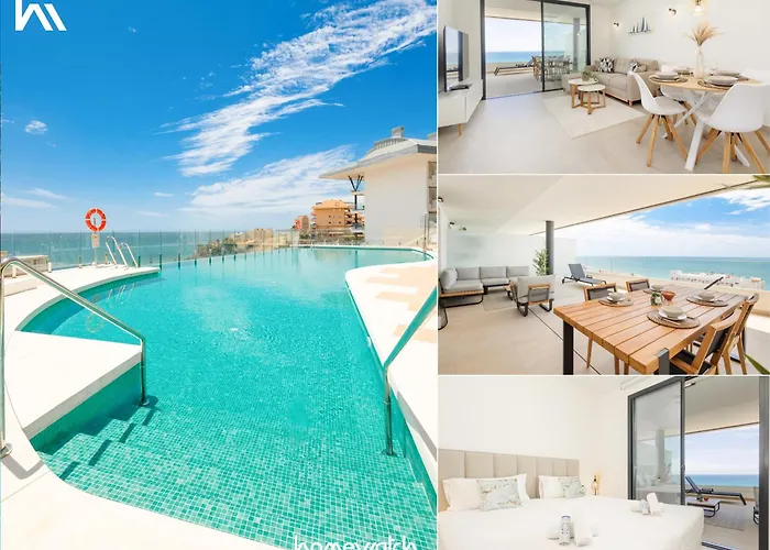 Modern Apartment, With Large Terrace And Panoramic Sea Views, In Fuengirola