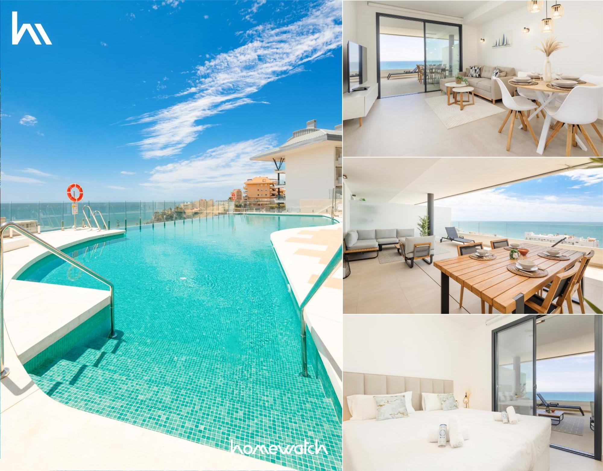 Modern Apartment, With Large Terrace And Panoramic Sea Views, In Fuengirola Apartamento